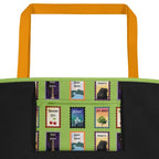 Michigan cities postal stamps Tote Bag - lime by La Vie Bien