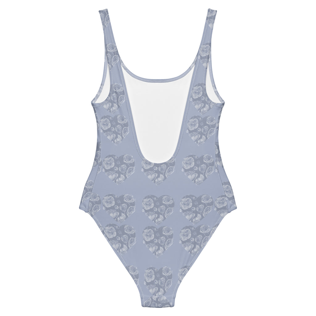 Purple floral One - Piece Swimsuit