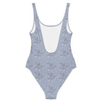 Purple floral One-Piece Swimsuit by La Vie Bien