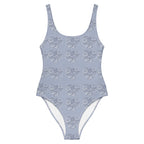 Purple floral One-Piece Swimsuit by La Vie Bien