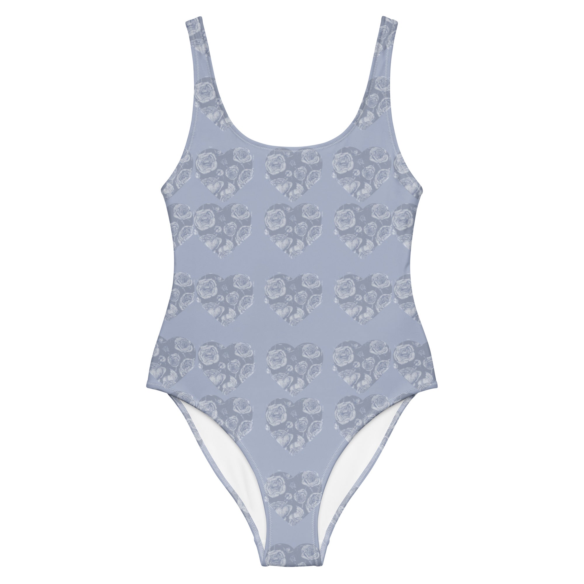 Purple floral One - Piece Swimsuit