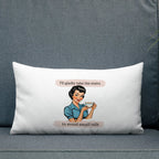 I'll gladly take the stairs to avoid small talk Premium Pillow for introverts by La Vie Bien