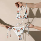 All-over print recycled string bikini by La Vie Bien