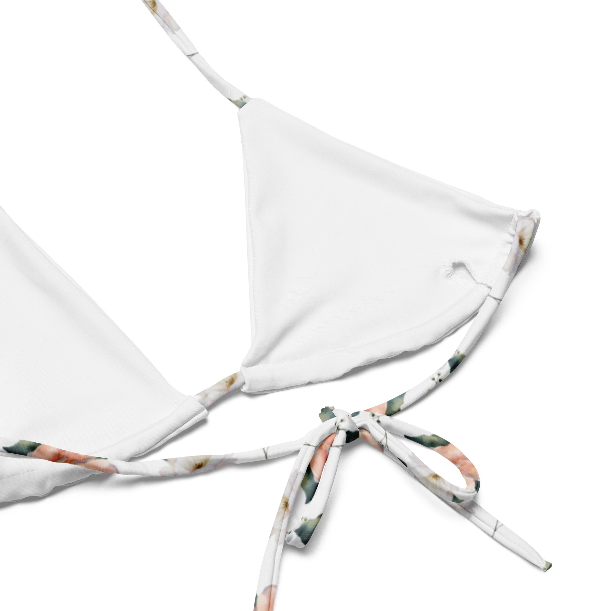 All - over print recycled string bikini