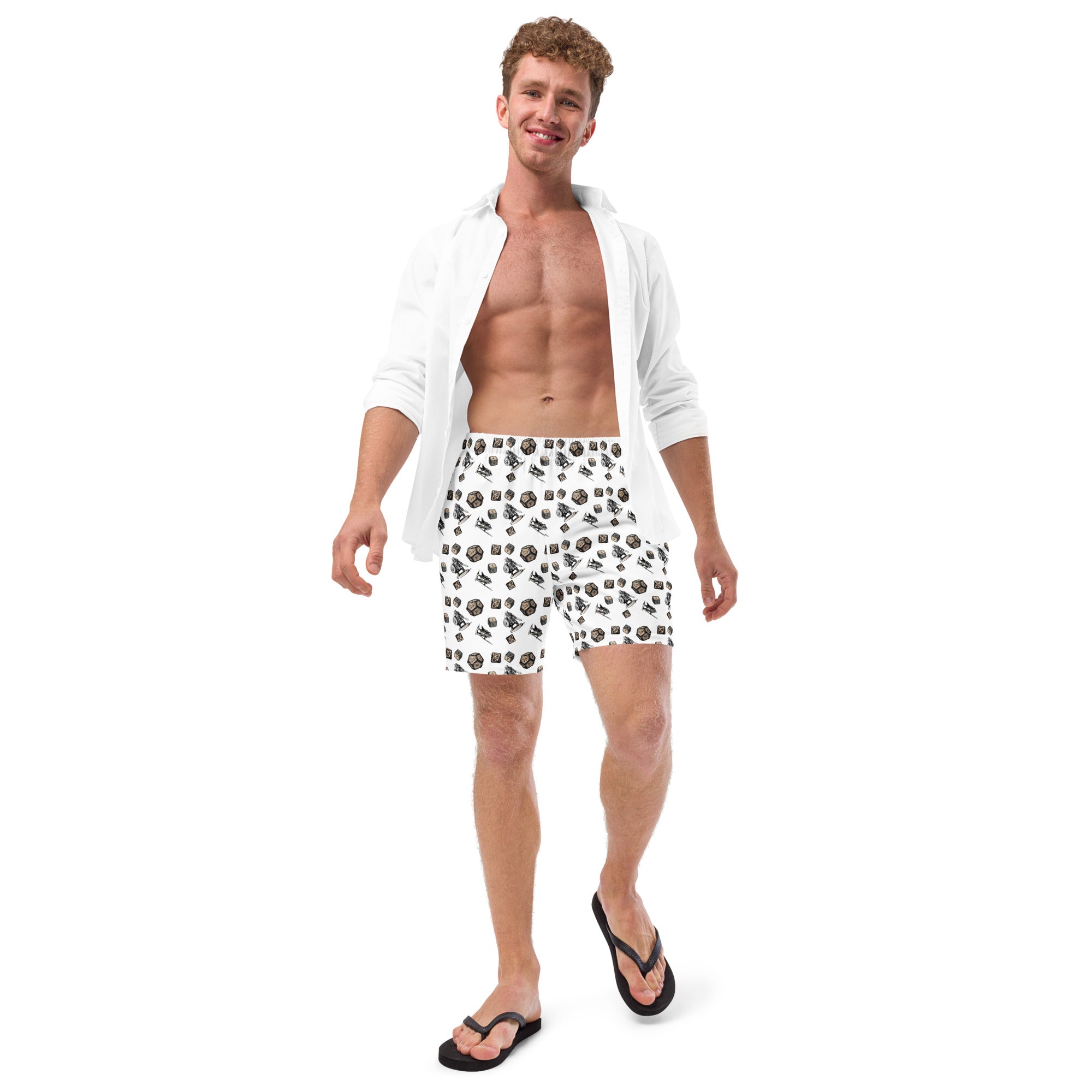 Roll for initiative Recycled Swim Trunks