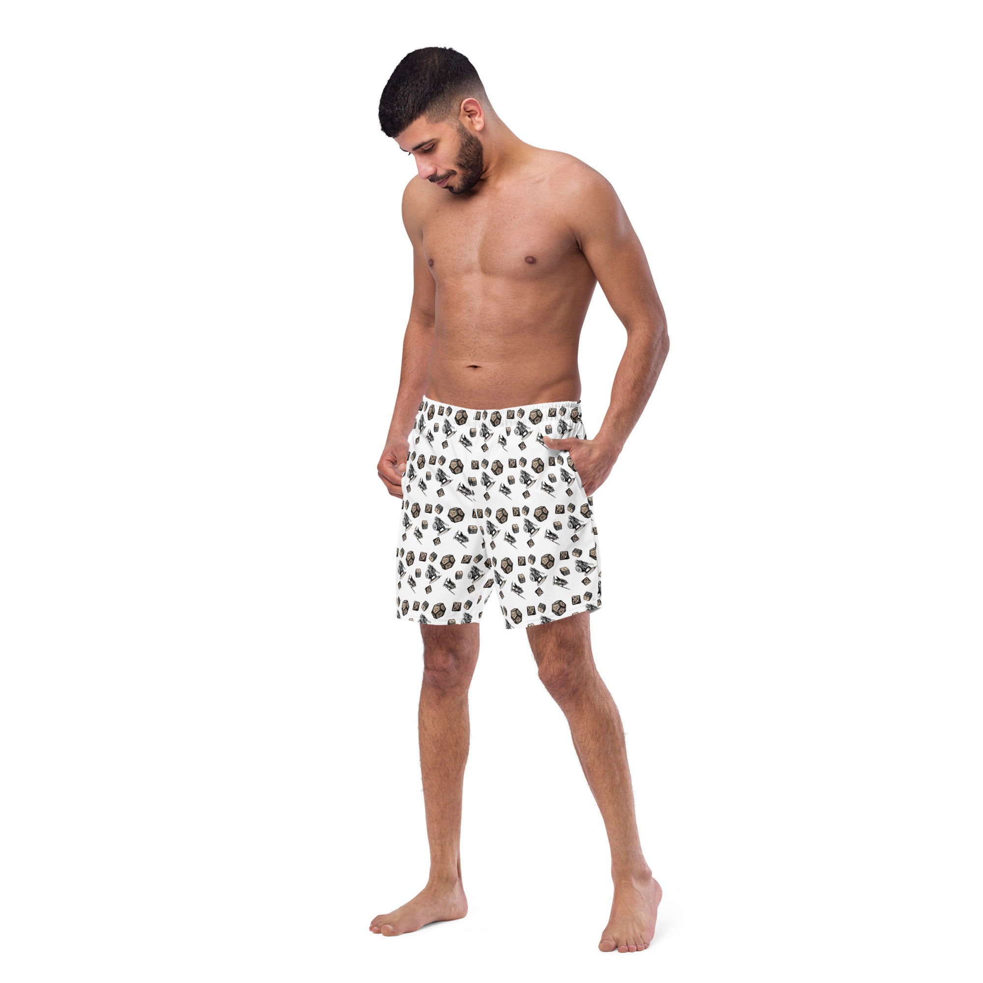 Roll for initiative Recycled Swim Trunks
