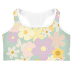 Pastel floral Sports bra by La Vie Bien