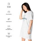 Marché aux poissons T-shirt dress by La Vie Bien