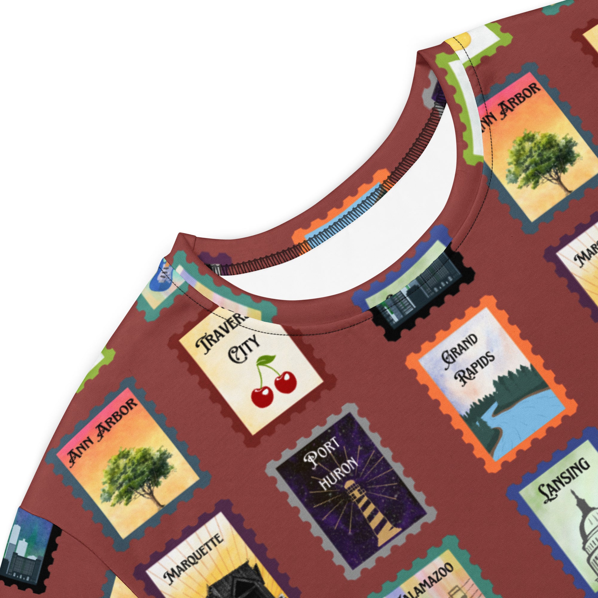 Michigan cities T-shirt dress