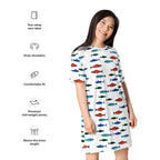 Sardines T-shirt dress by La Vie Bien