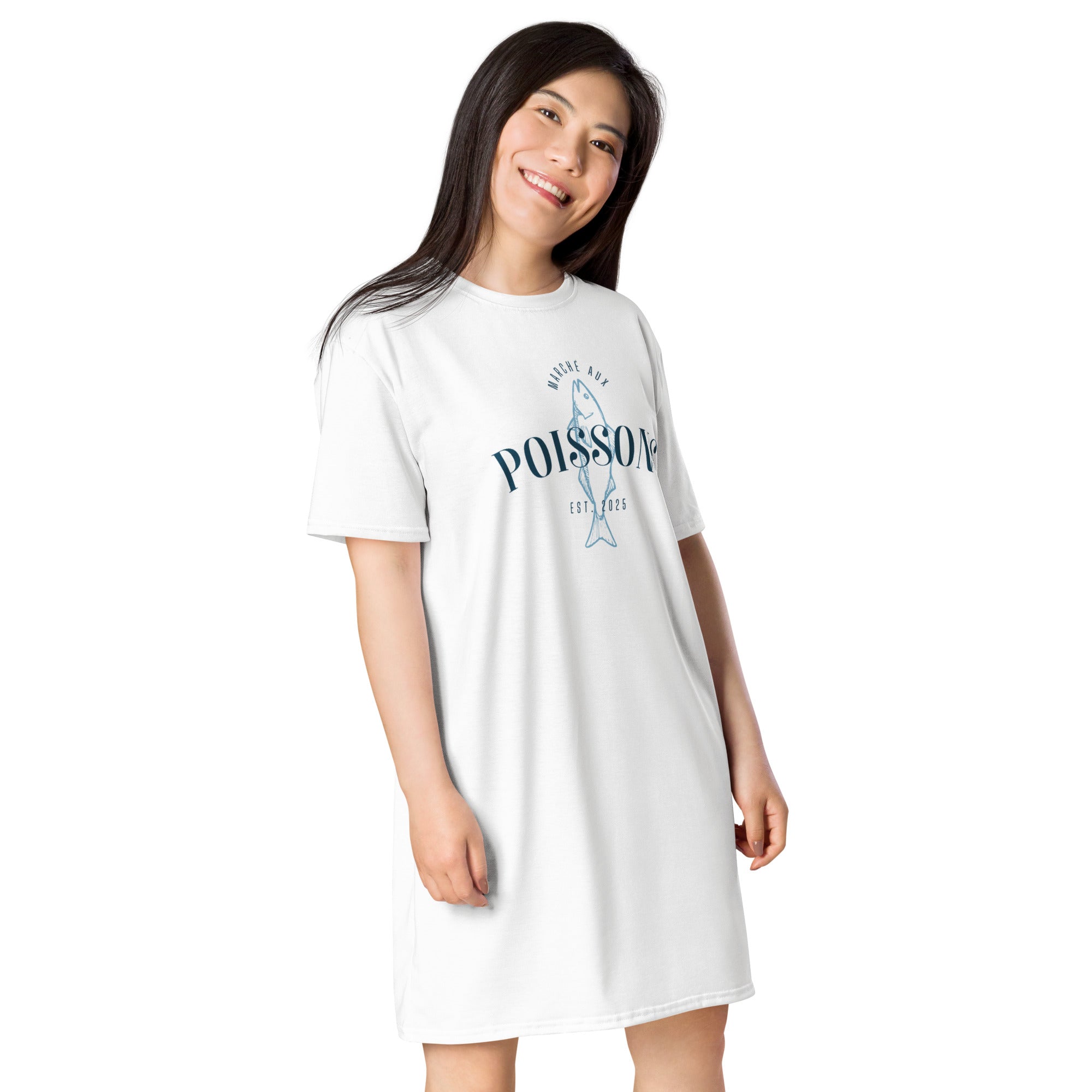 Marché aux poissons T-shirt dress