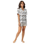 Roll for initiative women’s short sleeve pajama top by La Vie Bien