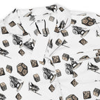 Roll for initiative women’s short sleeve pajama top by La Vie Bien