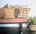 Allover Crackles Off-White Pillow Cover La Vie Bien Allover Crackles Off-White Pillow Cover