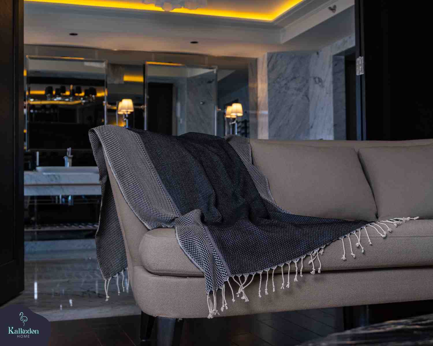 "Yansima" 100% Premium hand woven Turkish Cotton bath towel