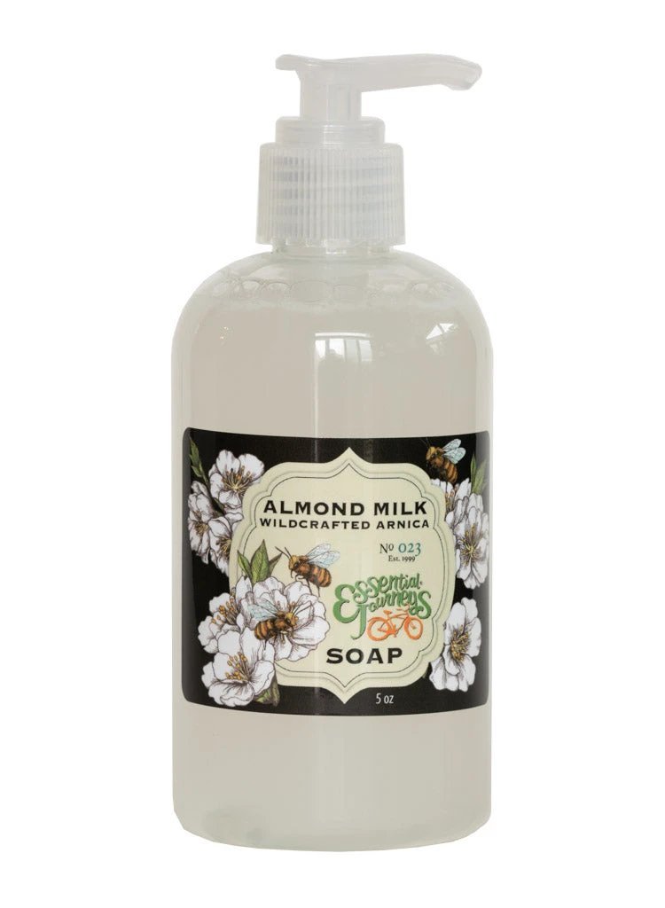 ALMOND MILK with WILDCRAFTED ARNICA Liquid Hand & Body Soap 8 oz. by Essential Journeys