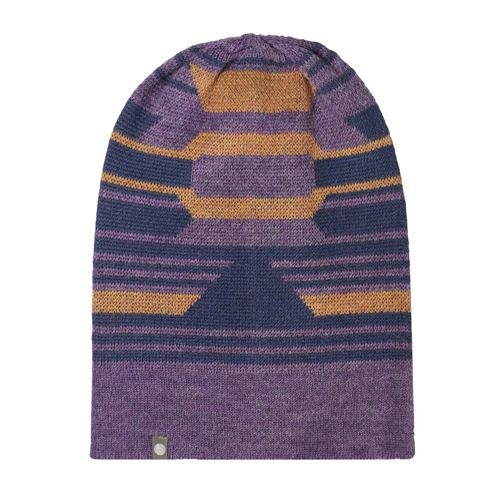 Alpaca Beanie - Incan - Plum by Ethical Trade Co