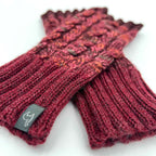 Alpaca Gloves - Braided - Scarlet by Ethical Trade Co