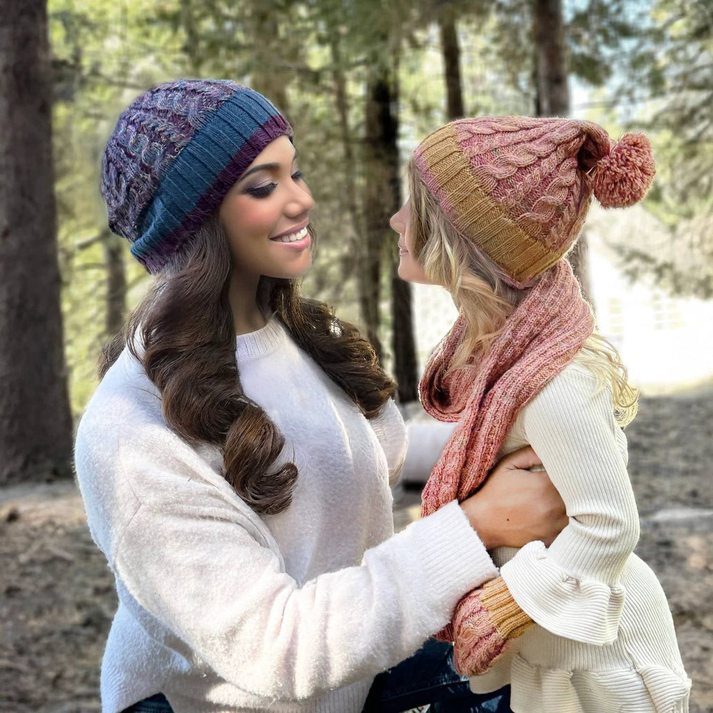 Alpaca Gloves - Braided - Scarlet by Ethical Trade Co