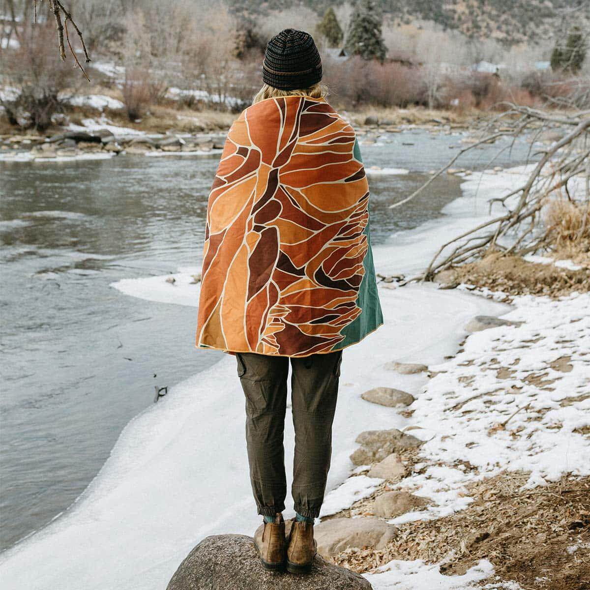 Alpenglow Wander Towel Travel Towels La Vie Bien Alpenglow Wander Towel