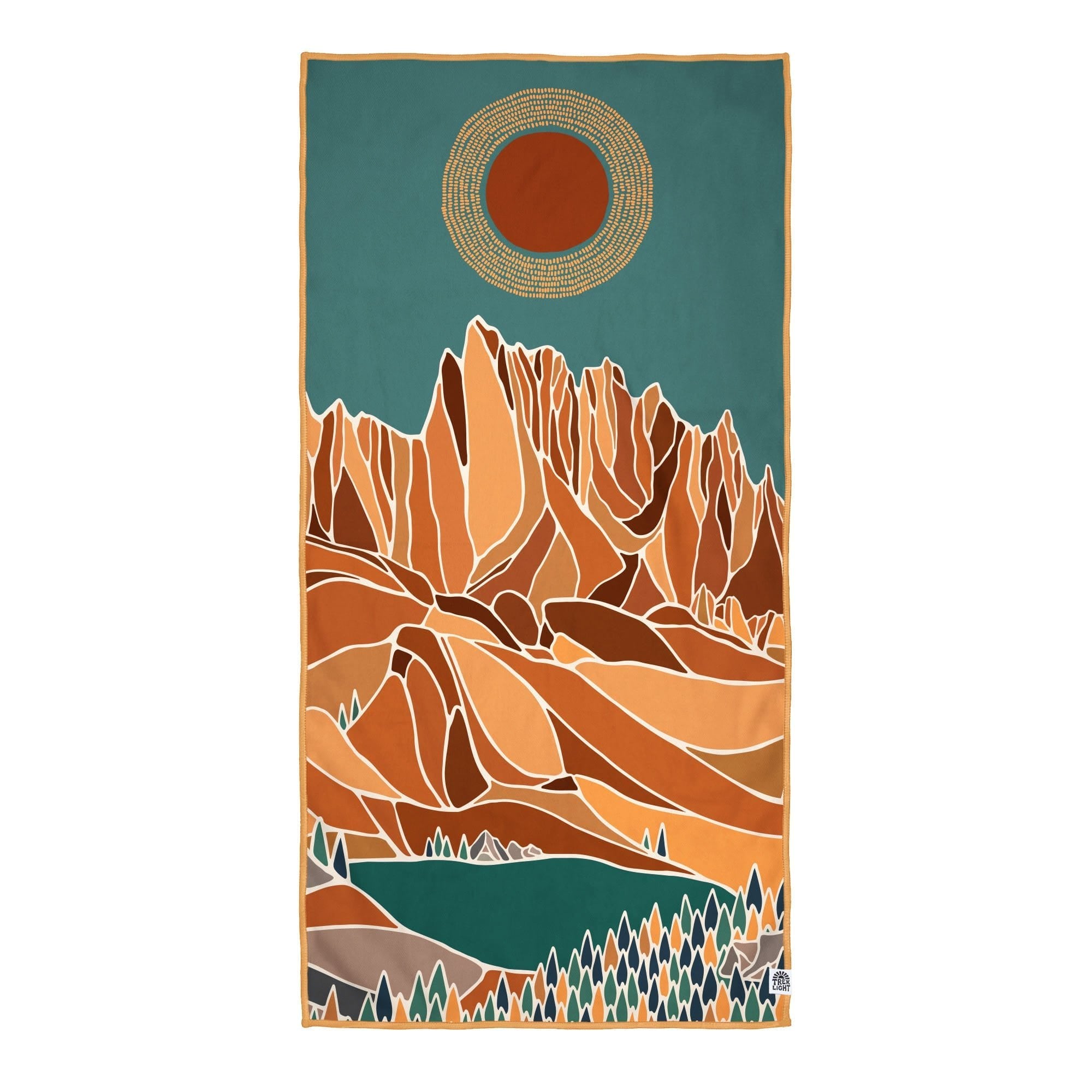 Alpenglow Wander Towel Travel Towels La Vie Bien Alpenglow Wander Towel