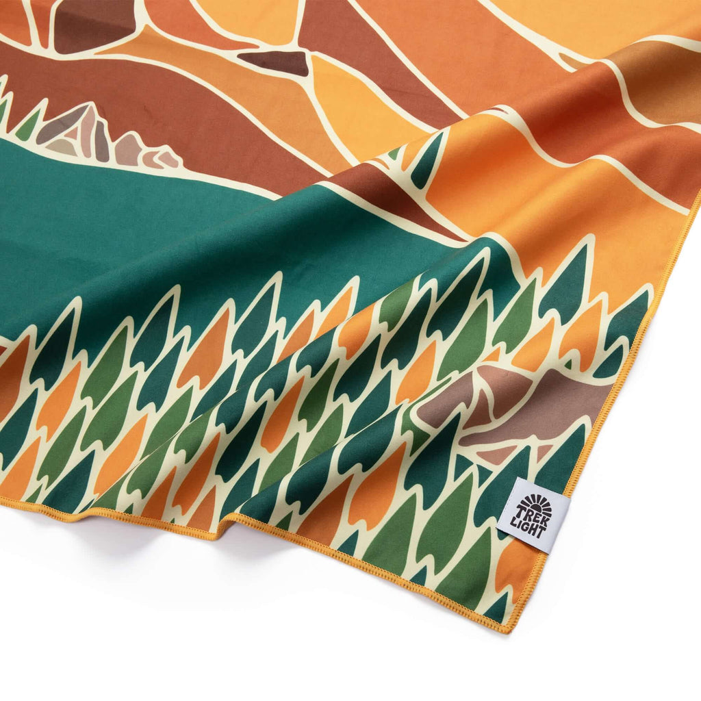 Alpenglow Wander Towel Travel Towels La Vie Bien Alpenglow Wander Towel