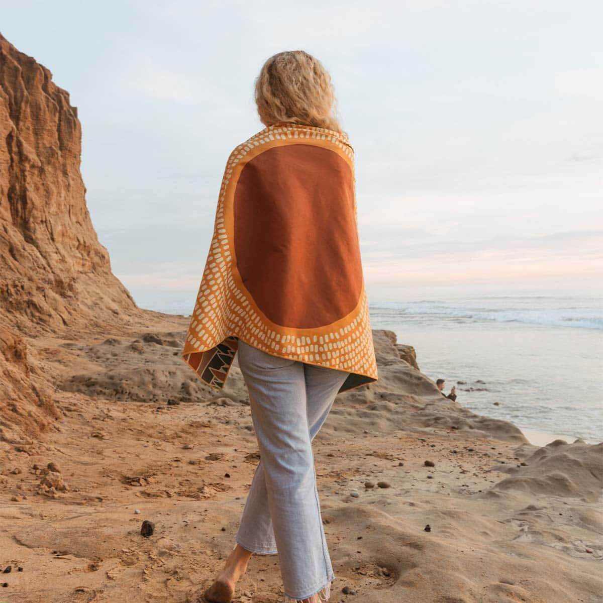 Alpenglow Wander Towel Travel Towels La Vie Bien Alpenglow Wander Towel