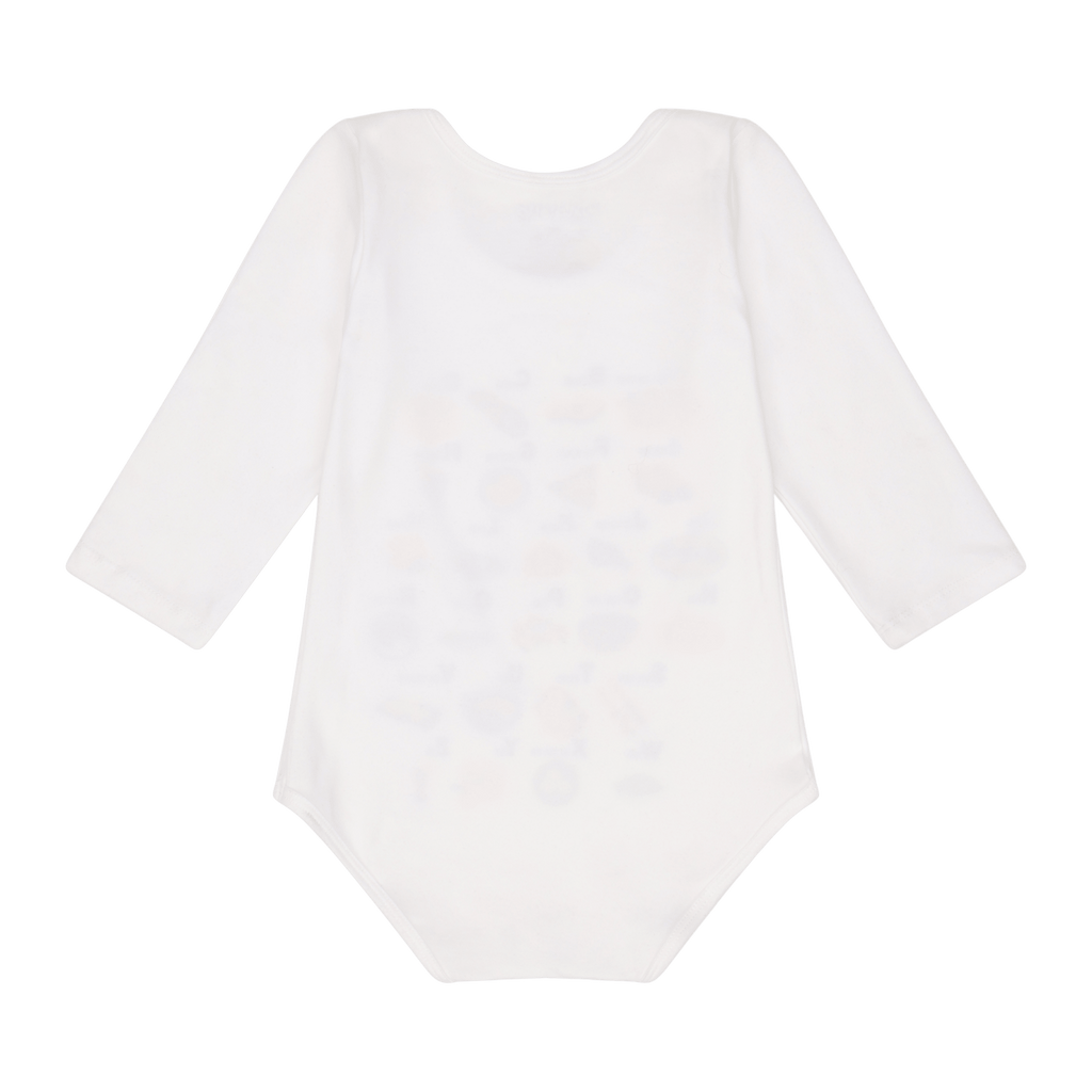 Alphabet Long Sleeve Baby Bodysuit | Multicultural Kids Wear