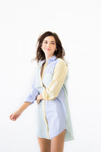 Amalfi Stripes Resort Shirt NIGHTSHIRTS La Vie Bien Amalfi Stripes Resort Shirt
