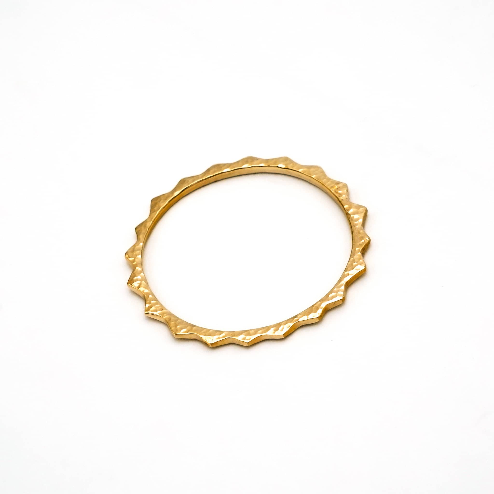 Amali Brass Spiked Bangle Bracelet Bracelets La Vie Bien Amali Brass Spiked Bangle Bracelet