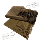 Amar Nut Camel Wool Throw Blanket