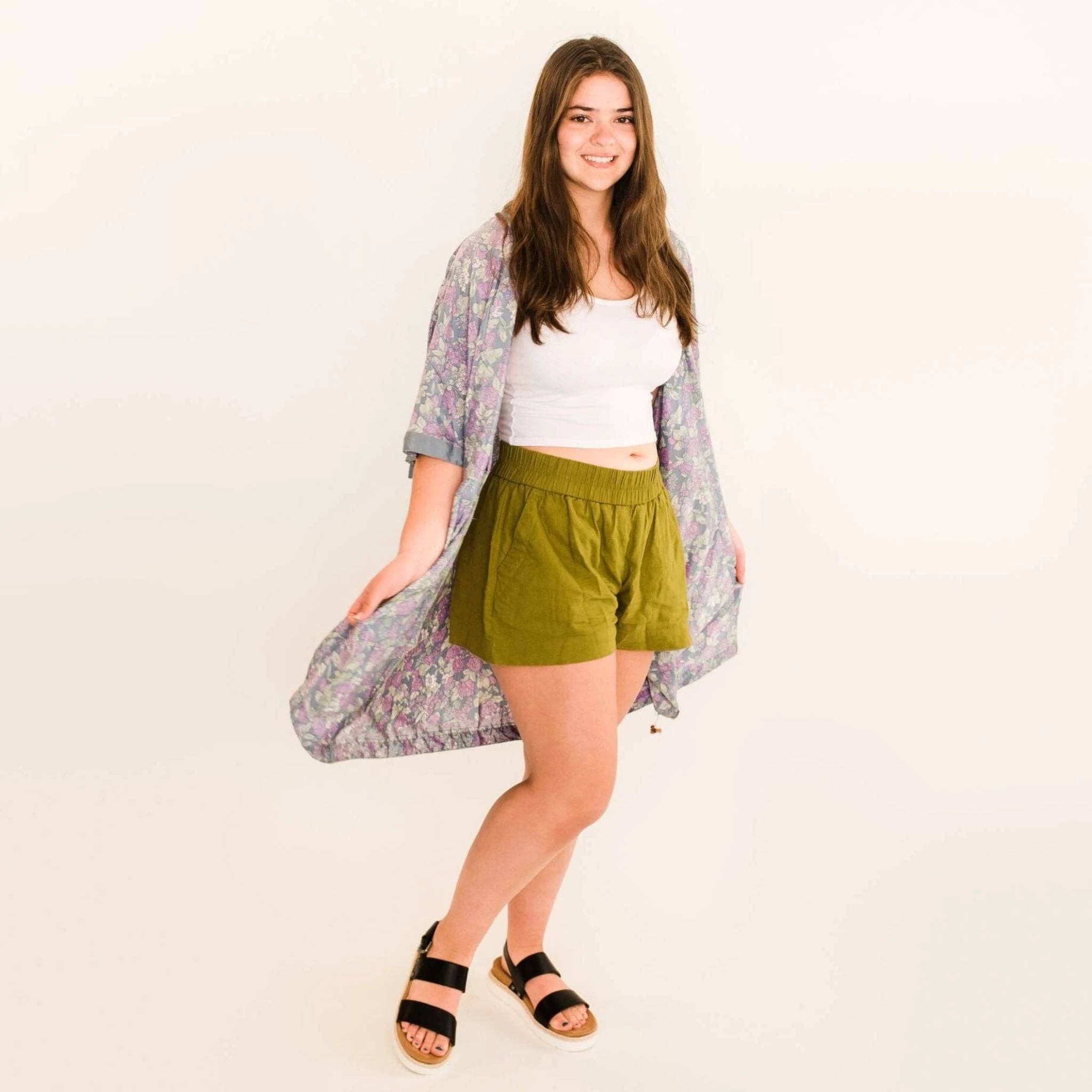 Amara Short Duster by Darn Good Yarn