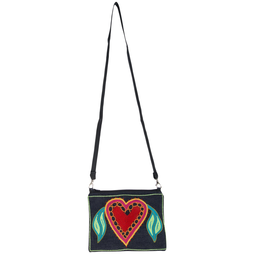 Amarasti Embroidered Sling Bag Purses La Vie Bien Amarasti Embroidered Sling Bag