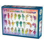 American Sign Language 500 Piece Jigsaw Puzzle Cobble Hill Jigsaw Puzzle La Vie Bien American Sign Language 500 Piece Jigsaw Puzzle Cobble Hill
