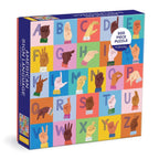 American Sign Language Alphabet 500 Piece Jigsaw Puzzle Mudpuppy Jigsaw Puzzle La Vie Bien American Sign Language Alphabet 500 Piece Jigsaw Puzzle Mudpuppy