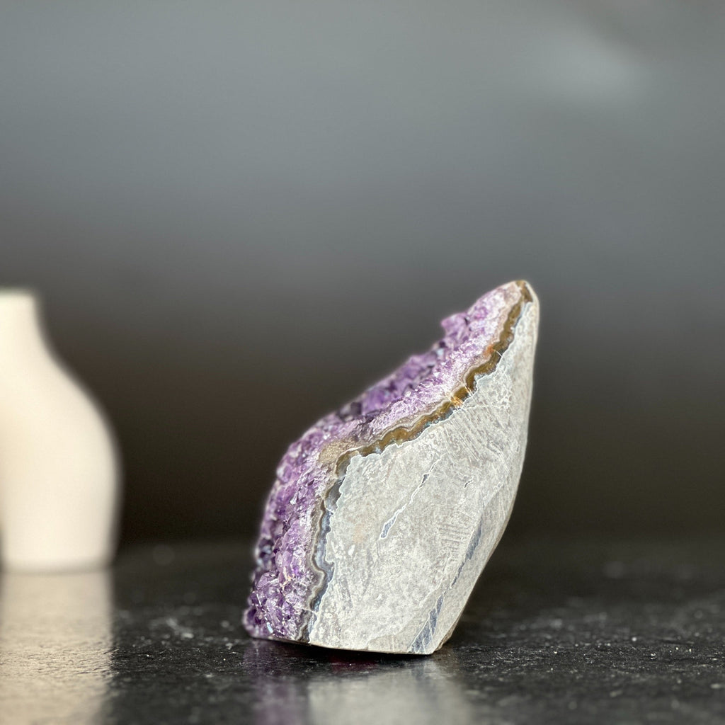 Amethyst gem, flame amethyst geode Amethyst Geodes La Vie Bien Amethyst gem, flame amethyst geode