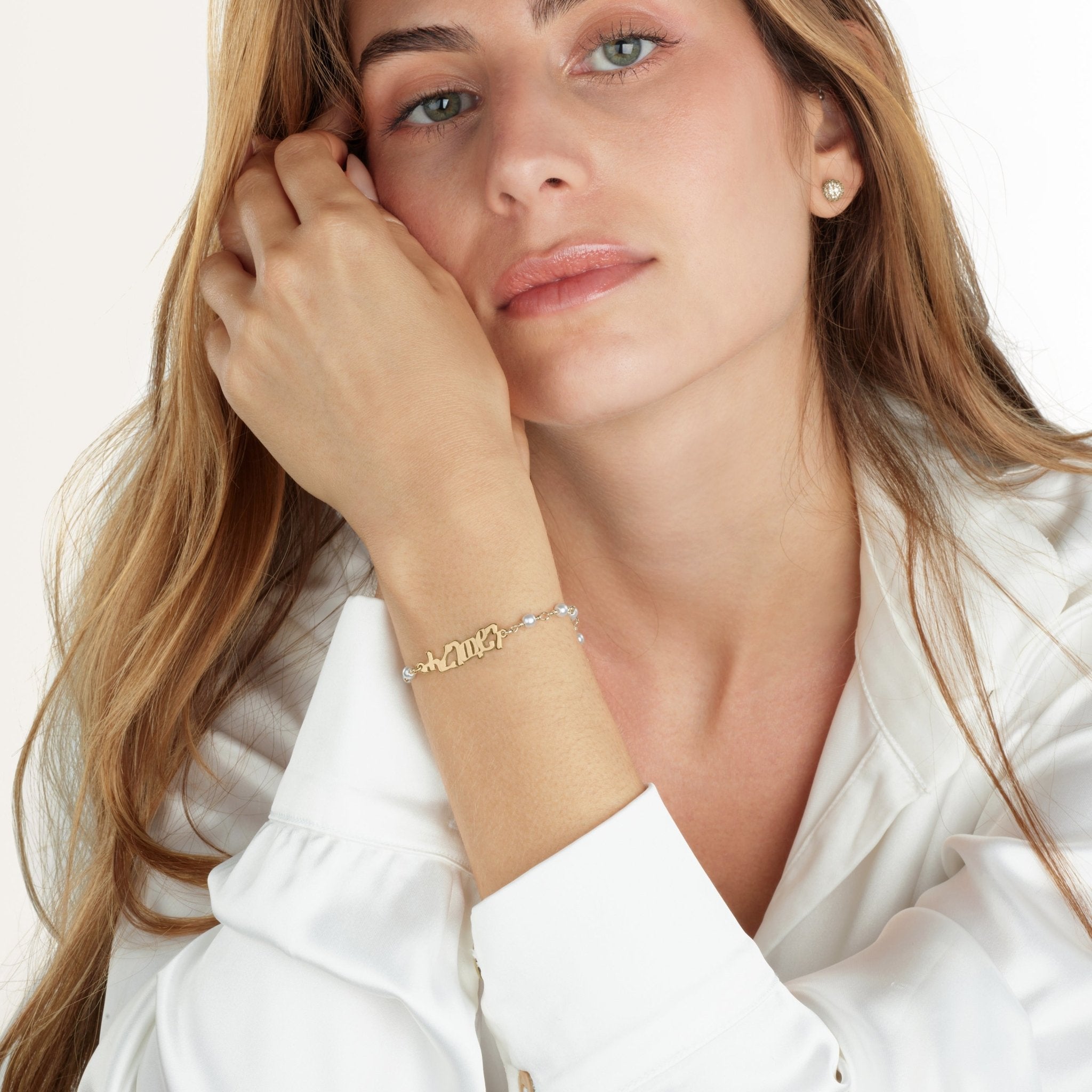 Amharic Pearl Bracelet La Vie Bien Amharic Pearl Bracelet