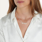 Amharic Pearl Name Necklace La Vie Bien Amharic Pearl Name Necklace