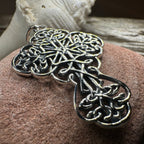 Amiens Celtic Cross Necklace in Sterling Silver Pendant La Vie Bien Amiens Celtic Cross Necklace in Sterling Silver