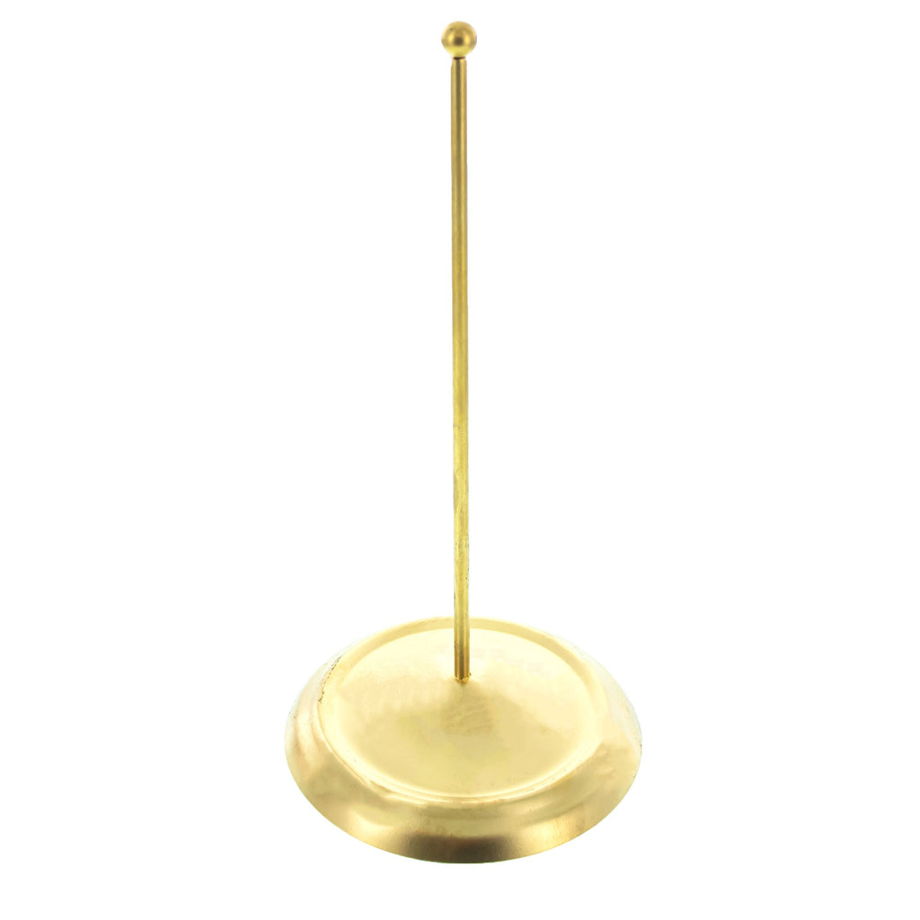 Upright Gold Metal Christmas Tree Topper Finial Stand Display Stand 7.2 Inches