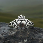Amrynn Irish Claddagh Ring in Sterling Silver Ring La Vie Bien Amrynn Irish Claddagh Ring in Sterling Silver
