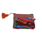 Ana Vegan Leather Huipil Coin Purse - Guatemala Bags La Vie Bien Ana Vegan Leather Huipil Coin Purse - Guatemala