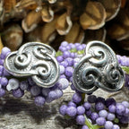 Ancient Gale Celtic Spiral Post Earrings Post Earrings La Vie Bien Ancient Gale Celtic Spiral Post Earrings