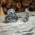 Ancient Gale Celtic Spiral Post Earrings Post Earrings La Vie Bien Ancient Gale Celtic Spiral Post Earrings