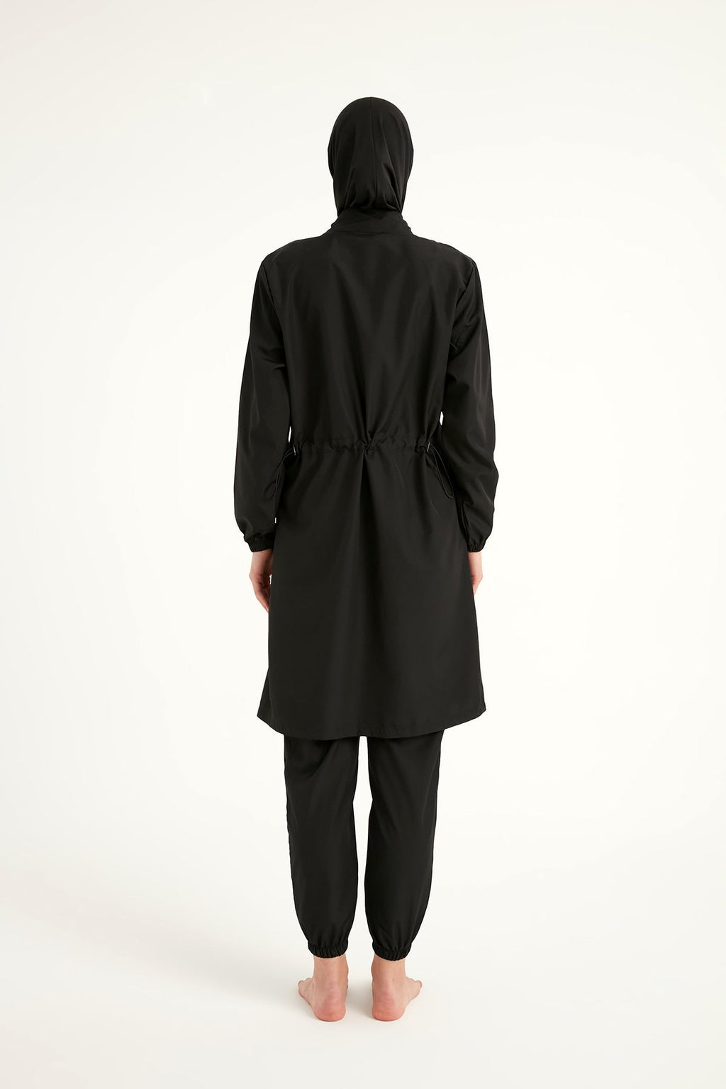 Andalus Black Full Coverage Burkini Set A2501-1 Covered Burkini Swimwear La Vie Bien Andalus Black Full Coverage Burkini Set A2501-1