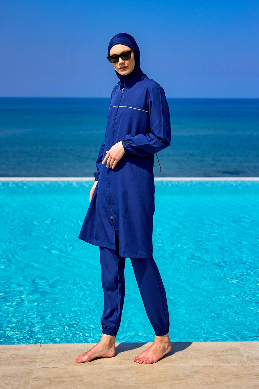 Andalus Full Coverage Burkini Set A2501-2 Covered Burkini Swimwear La Vie Bien Andalus Full Coverage Burkini Set A2501-2