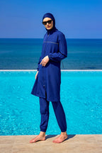 Andalus Full Coverage Burkini Set A2501-2 Covered Burkini Swimwear La Vie Bien Andalus Full Coverage Burkini Set A2501-2