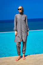 Andalus Full Coverage Burkini Set A2501-3 Covered Burkini Swimwear La Vie Bien Andalus Full Coverage Burkini Set A2501-3