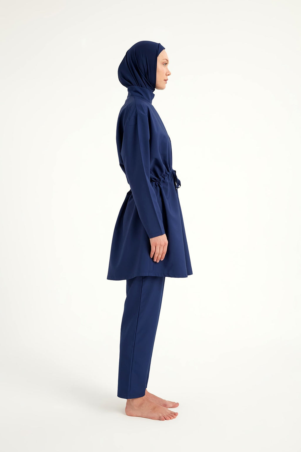 Andalus Full Coverage Burkini Set with Front Ruching A2502-2 Covered Burkini Swimwear La Vie Bien Andalus Full Coverage Burkini Set with Front Ruching A2502-2