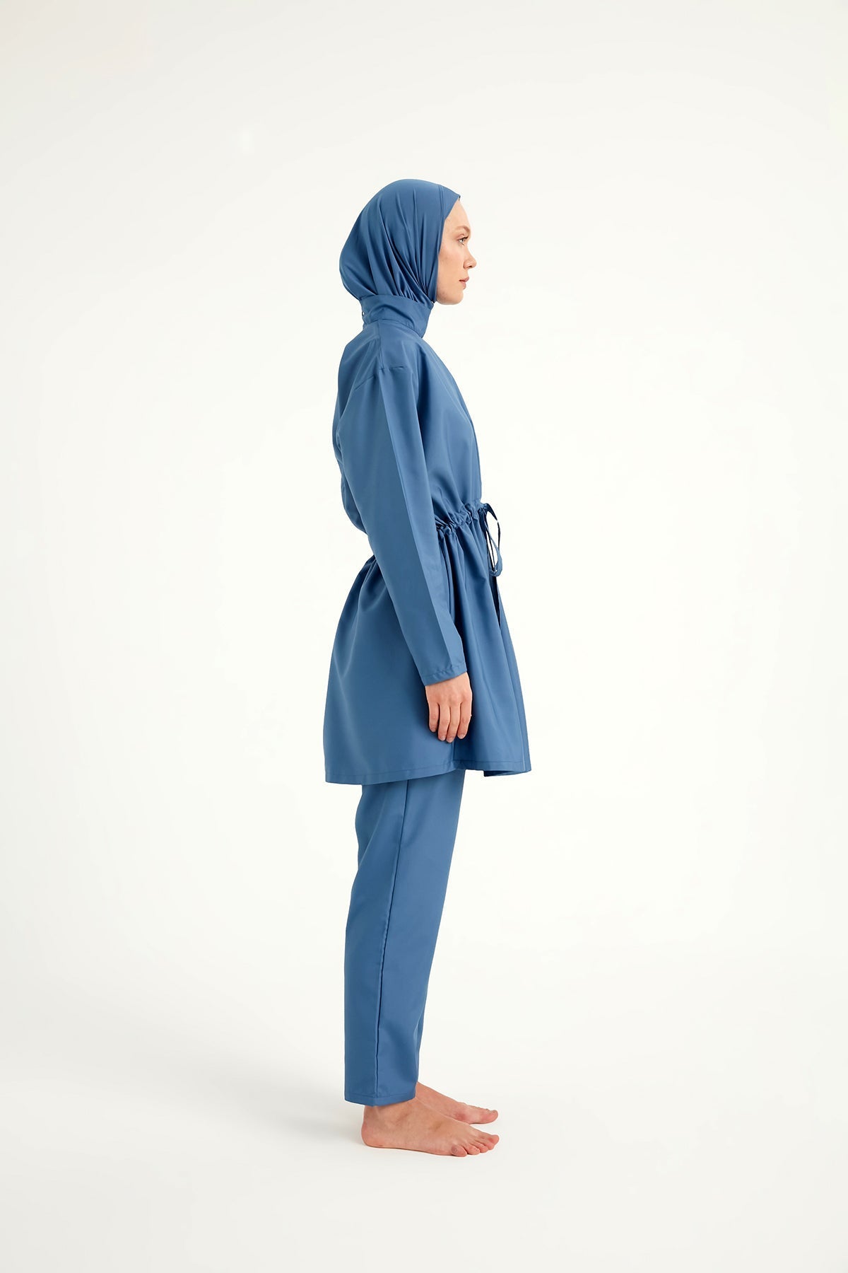 Andalus Full Coverage Burkini Set with Front Ruching A2502-6 Covered Burkini Swimwear La Vie Bien Andalus Full Coverage Burkini Set with Front Ruching A2502-6